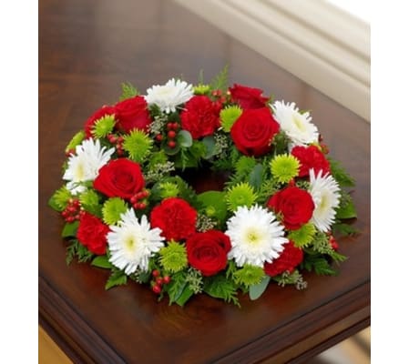 Cremation Wreath - Holiday