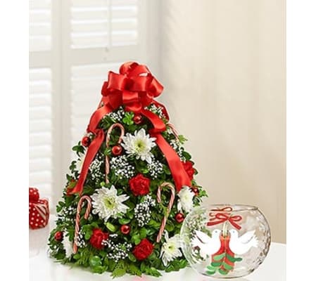 Holiday Flower Tree® with Votive