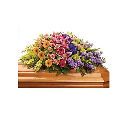 sweet memories casket spray