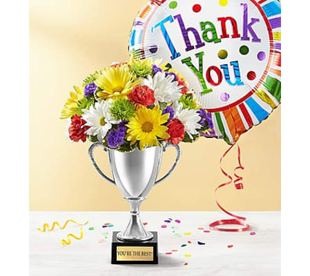 Trophy Bouquet™ To Say Thank You