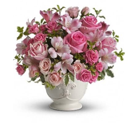 Pink Potpourri Centerpiece