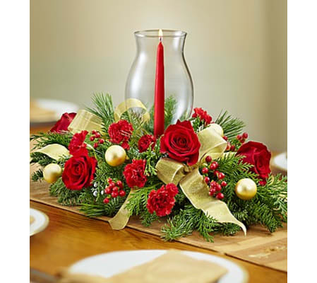 All Red Centerpiece