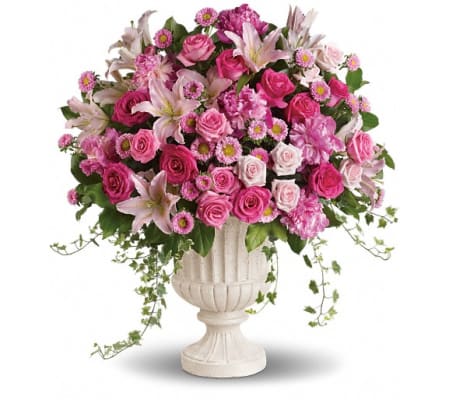 Passionate Pink Garden Arrangement