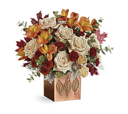 Teleflora's Shimmering Leaves Bouquet