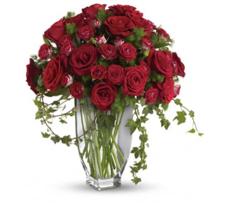 Teleflora's Rose Romanesque Bouquet - Red Roses