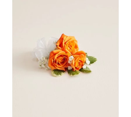 Orange Spray Rose Corsage