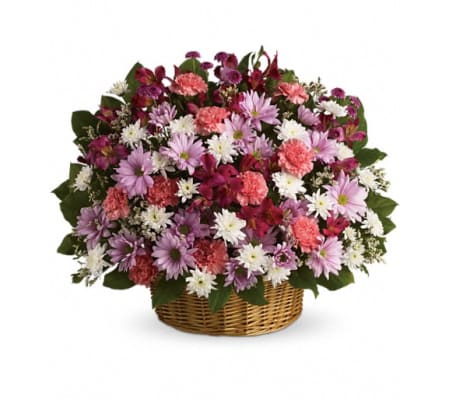 Rainbow Reflections Basket