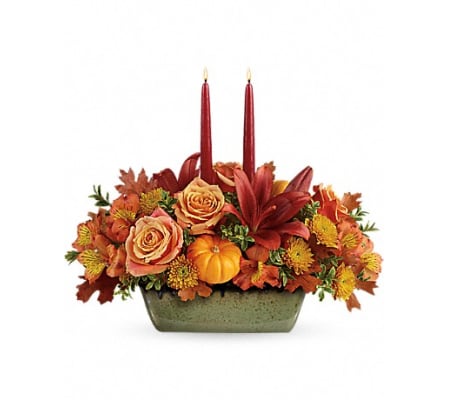 Teleflora's Country Oven Centerpiece