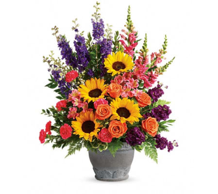 Teleflora's Hues Of Hope Bouquet