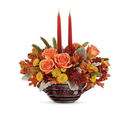 Teleflora's Celebrate Fall Centerpiece