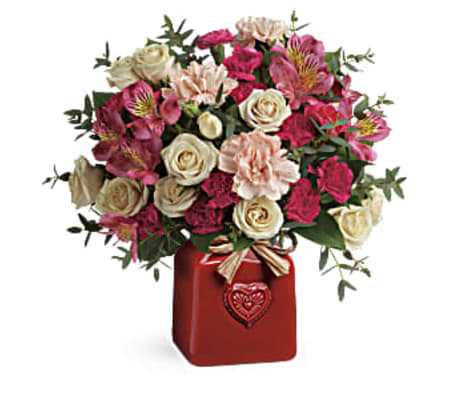 Teleflora's Vintage Heart Bouquet
