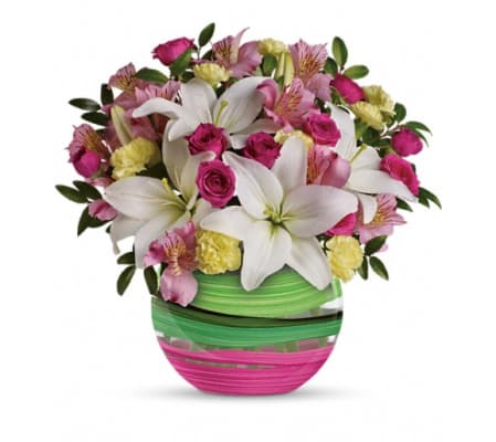 Teleflora's Paint It Pastel Bouquet