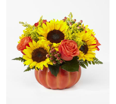 Harvest Traditions Pumpkin Bouquet by FTD