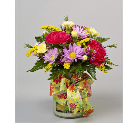 Large Cheerful Giver Candle Arrangement