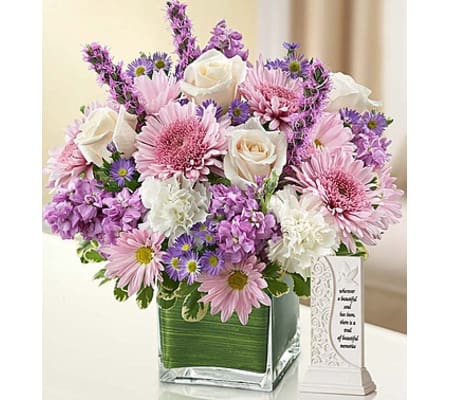 Healing Tears™ with Memory Plaque - Lavender