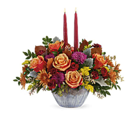 Teleflora's Harvest Jewels Centerpiece