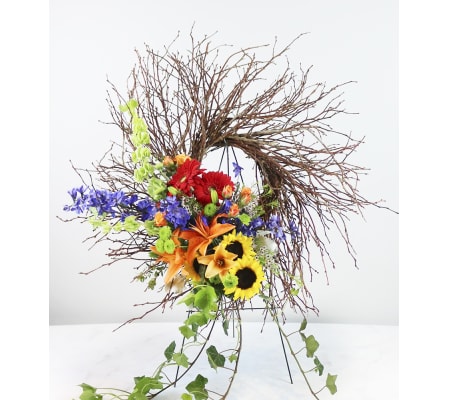 Rustic Floral Wreath
