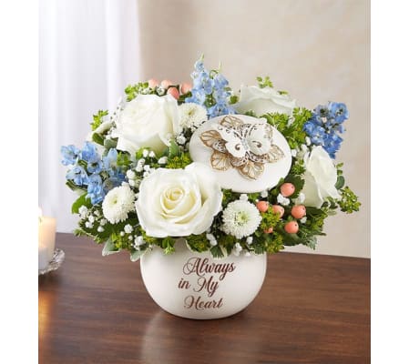 Always in my Heart™ Blue and White