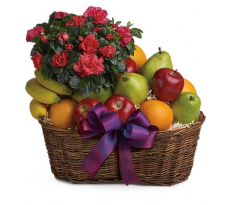 Fruits and Blooms Basket