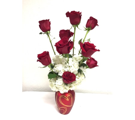 Red Roses and Hearts of Gold
