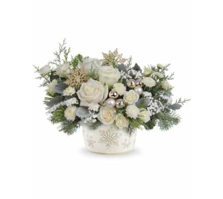 The Teleflora's Starry Snowflakes Bouquet