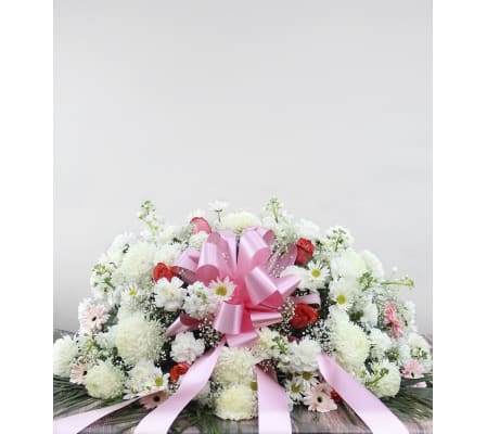 Elegant Pink Memorial Spray