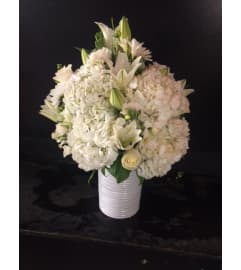 Pure White Delight. An arrangement by Toluca Lake Florist.