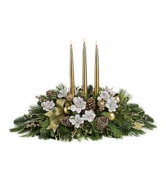 ROYAL CHRISTMAS. An arrangement by Fine's Flowers.