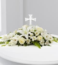 Faithful Blessings. An arrangement by Flowers By Stephanie.