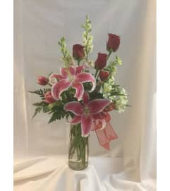 Lily Romance. An arrangement by Julie's Artistic Rose.