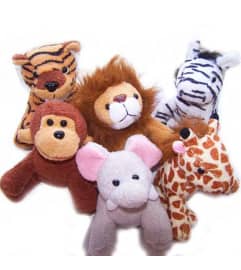 Stuffy Animal Large. An arrangement by Triple A Florist.