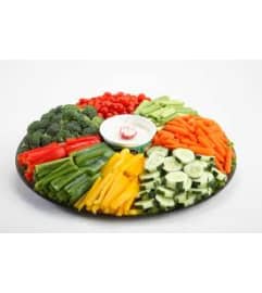 Vegetable Tray. An arrangement by Triple A Florist.