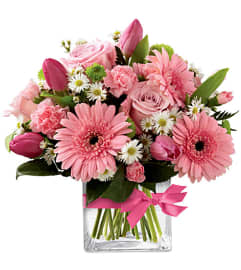 Girls Just Wanna Have Fun. An arrangement by Flowers by Anna.