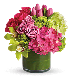 New Sensations. An arrangement by Sunrise Greenery.