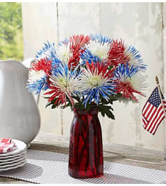 Fireworks Extravaganza. An arrangement by Lynette's Flowers and Gifts.