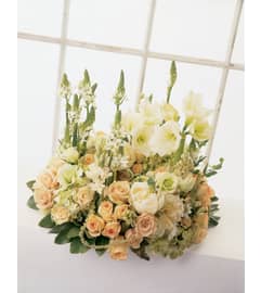 a walk in the garden. An arrangement by Twigs Flower Company.