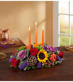 Thankful Thoughts. An arrangement by Lynette's Flowers and Gifts.