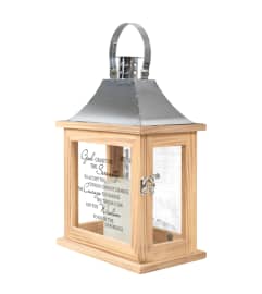 SERENITY PRAYER MEMORIAL LANTERN. An arrangement by J.D. Ballantine's Flowers and Gifts.