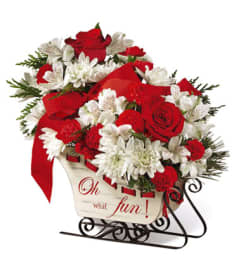 Holiday Traditions Bouquet. An arrangement by Emotional Bonding.
