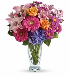 Wondrous Wishes. An arrangement by Jennifer's Flowers and Gifts.