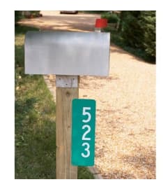 ADDRESS SIGN. An arrangement by Flowers by Priscilla.