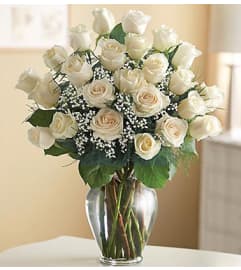 White Roses. An arrangement by Chelsea Florist, Inc.