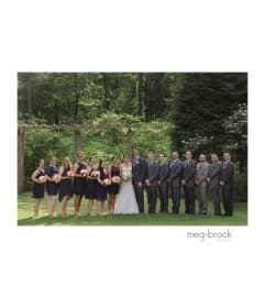 BRIDAL PARTY FLOWERS. An arrangement by Flowers by Priscilla.