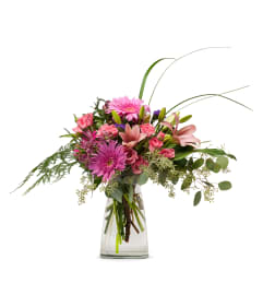 Birthday Surprise. An arrangement by The Flower Patch Florist.