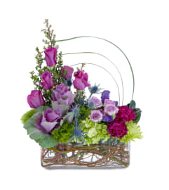 Magenta Magic. An arrangement by The Flower Patch Florist.