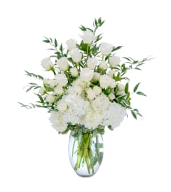 Purely Elegant. An arrangement by The Flower Patch Florist.