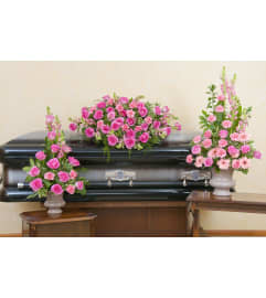 Peaceful Pink Trio. An arrangement by The Flower Patch Florist.