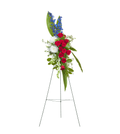 Honor Spray. An arrangement by The Flower Patch Florist.