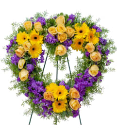 Vivid Memories Heart. An arrangement by The Flower Patch Florist.