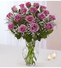 Lavender Roses Eighteen. An arrangement by Flowers of Jacksonville.